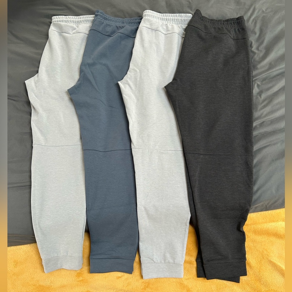 Old Navy Mens Jogger Pants in Light Gray, Blue Gray, Charcoal